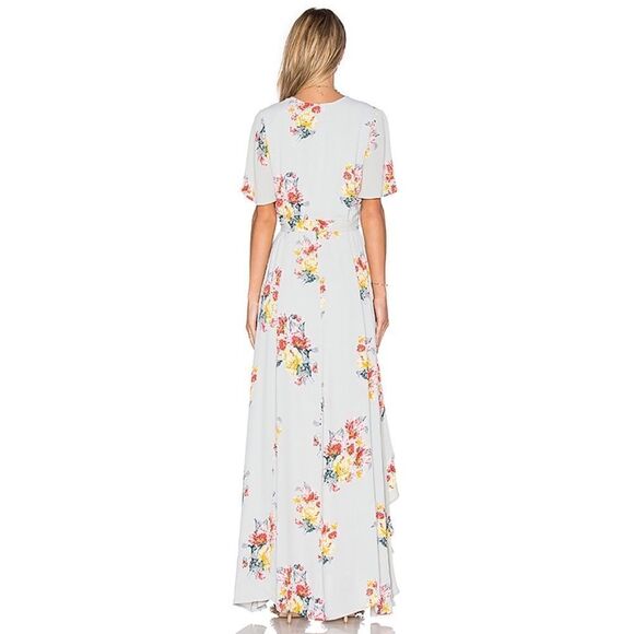 Privacy Please KRAUSE wrap floral maxi Dress - Picture 12 of 12